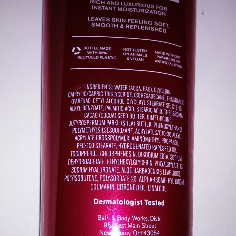 Set of 3 Bath and Body Works Cream Lotion Forever Red Ultimate Hydration Shea Bu - Picture 7 of 12